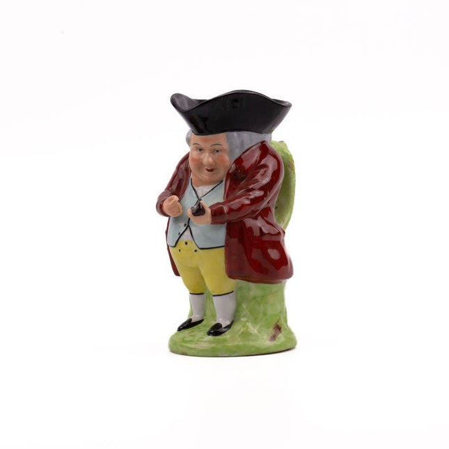 Pichet en forme d'homme en porcelaine Sitzendorf 