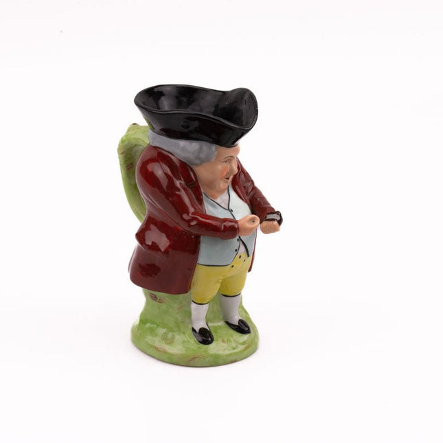 Pichet en forme d'homme en porcelaine Sitzendorf