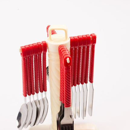 Set rood bestek