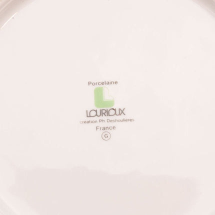Porseleinen dinerservies van Lourioux Deshoulières (3 x 7 borden)