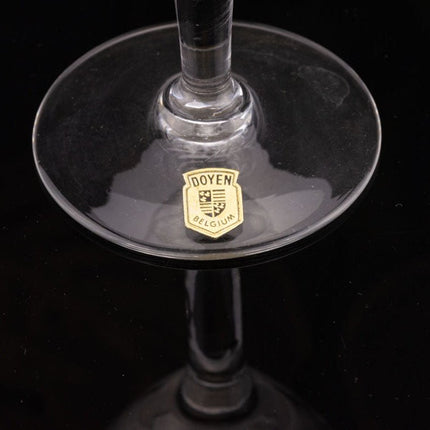 11 verres à vin de la verrerie belge Doyen