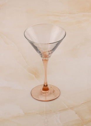 7 verres à cocktail à pied rose Luminarc