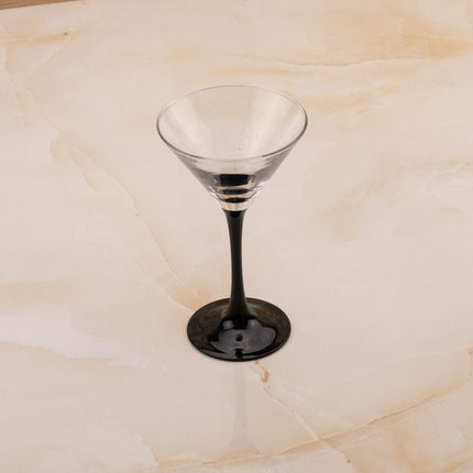 6 verres à cocktail Luminarc noir