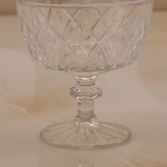 Coupe à champagne ou pour dessert en verre 