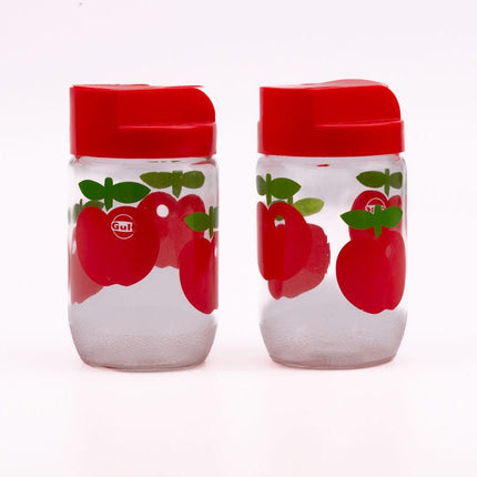 Bocal vintage en verre 0,65 l VMC Gulf avec couvercle plastique