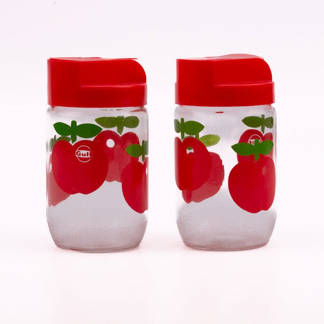 Bocal vintage en verre 0,65 l VMC Gulf avec couvercle plastique