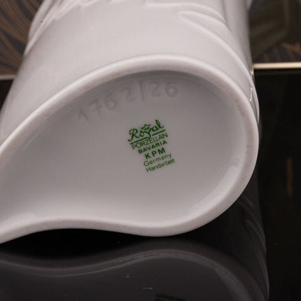 Vase en porcelaine blanche Royal KPM Bavaria - Années 70