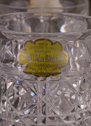 5 verres à eau en cristal de Bavière