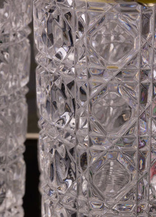 Lot de 5 verres à cocktail en cristal de Bavière - Vintage Allemagne de l'Ouest