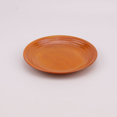 5 assiettes à dessert Arcopal collection Volcan brunes