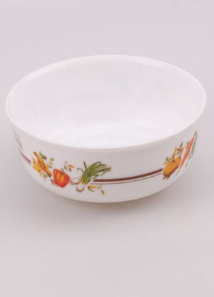 Plat saladier Arcopal Pot-au-Feu blanc avec motifs de légumes