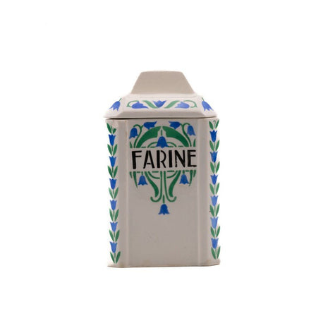 Pot à farine Impériale & Royale Nimy en porcelaine blanche