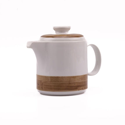 Cafetière en porcelane vintage Melitta beige et brun