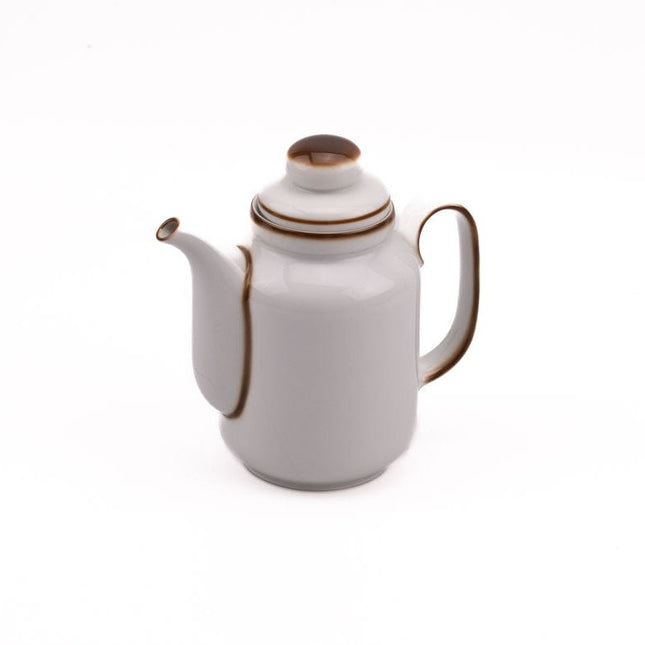 Cafetière vintage Winterling Schwarzenbach en porcelaine beige et brune
