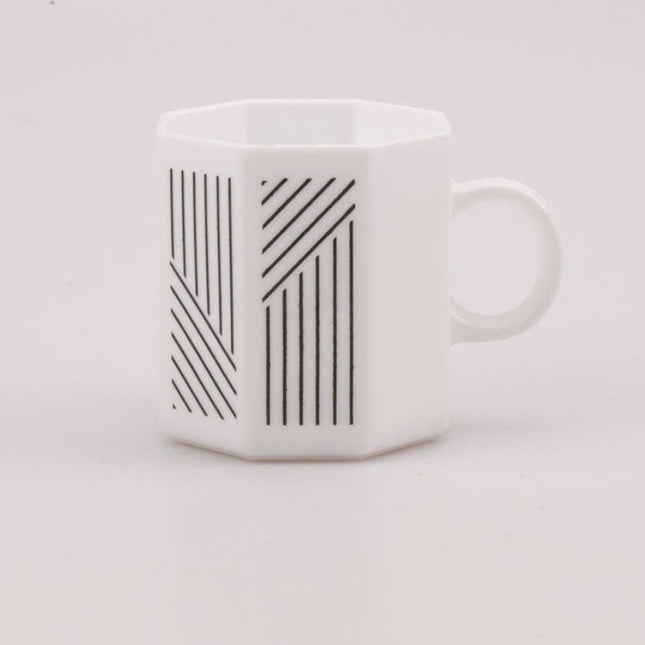 Tasse et sous-tasse Arcopal Octime blanche