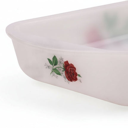 Plat au four Arcopal Roses Rouges
