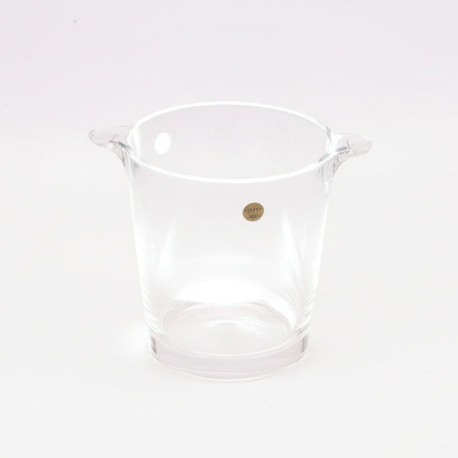 Seau à champagne en cristal de Capri transparent