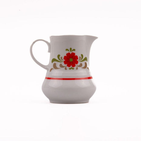 Pot à lait en porcelaine Winterling blanche avec motifs fleuris