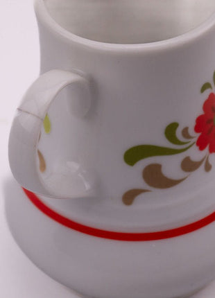 White Winterling porcelain milk jug with floral motifs