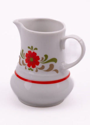 White Winterling porcelain milk jug with floral motifs