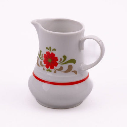 White Winterling porcelain milk jug with floral motifs