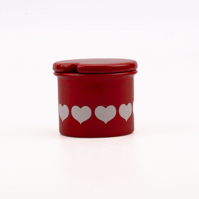 Sucrier vintage Waechtersbach rouge en céramique