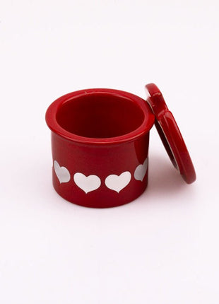 Sucrier vintage Waechtersbach rouge en céramique