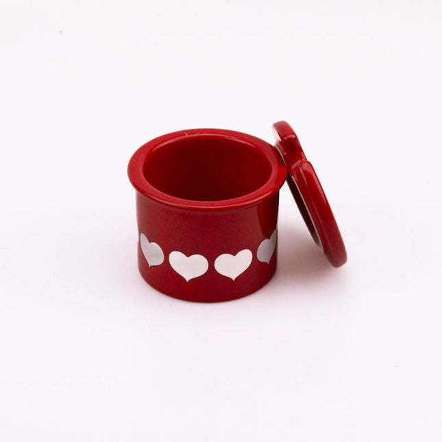 Sucrier vintage Waechtersbach rouge en céramique