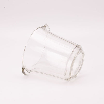 Vintage clear glass champagne bucket