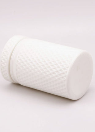 Grand pot vintage en verre opaline