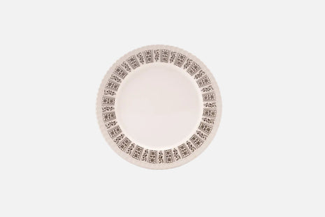 6 petites assiettes à dessert fleurie et blanche