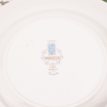 5 vintage Pontesa dinerborden