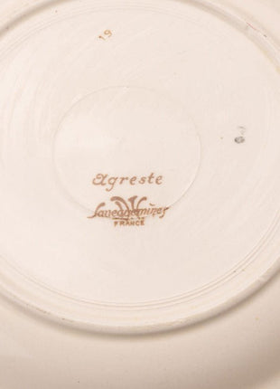 5 dinerborden + 5 soepborden Sarreguemines Agreste