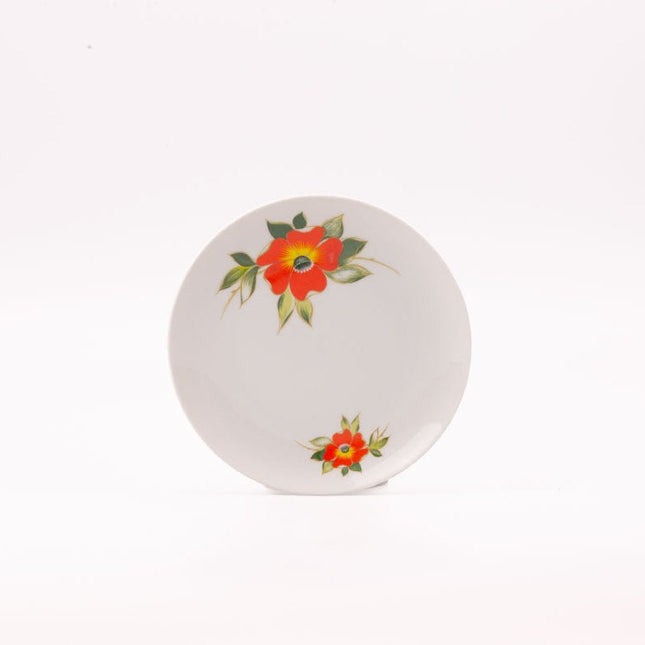 Assiette à dessert Winterling en porcelaine blanche avec motifs fleuris