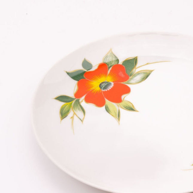 Assiette à dessert Winterling en porcelaine blanche avec motifs fleuris