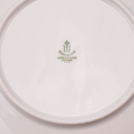 Assiette à dessert Winterling en porcelaine blanche avec motifs fleuris