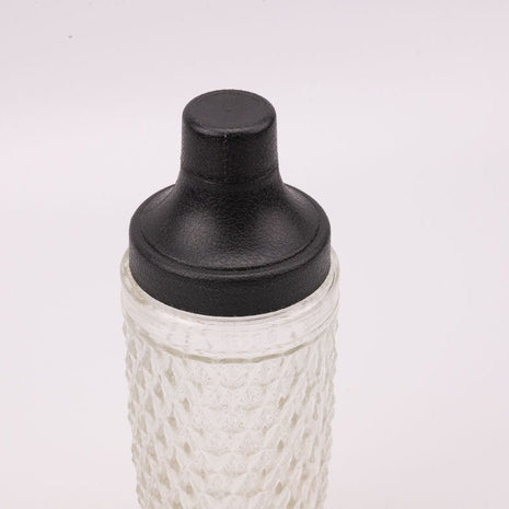 Shaker à cocktail vintage Nestlé en verre taillé