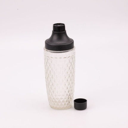 Shaker à cocktail vintage Nestlé en verre taillé