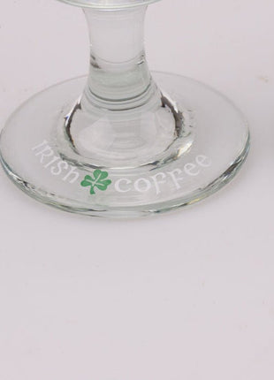 2 verres à pied vintage pour Irish Coffee avec dosages