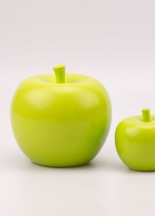 Lot de 2 pommes décoratives vert