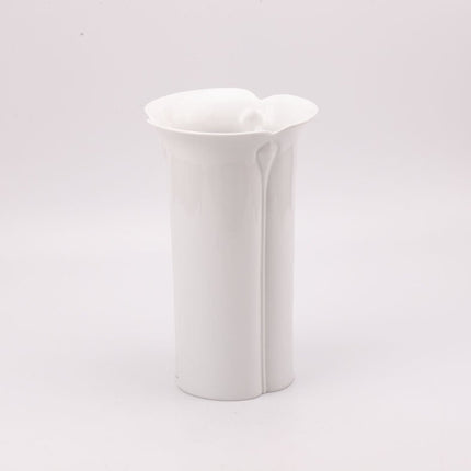 Vase Arzberg Corso Cnospa en porcelaine blanche - H 29 cm