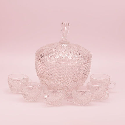 6-piece crystal punch set