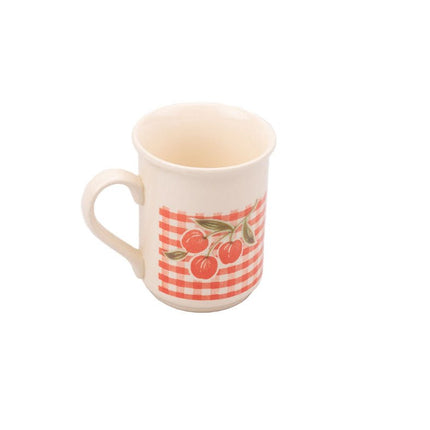 Tasse vintage en porcelaine cerise Biltons England