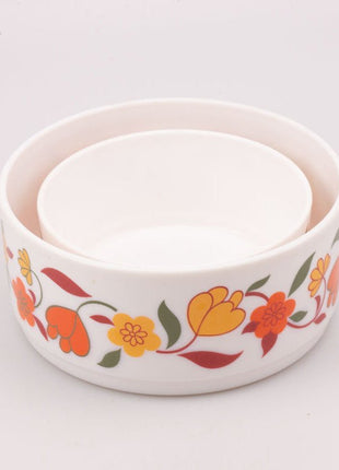 Set de 2 plats saladiers Arcopal Tulipe