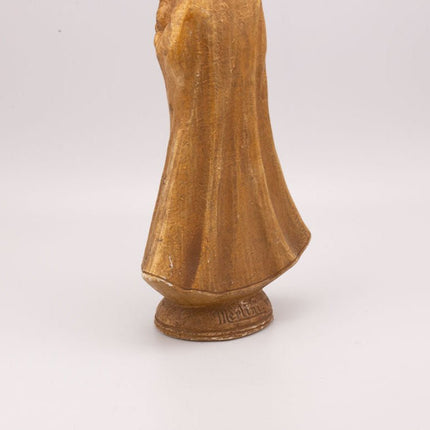 Statue Femme et Enfant en plâtre signée Merlini