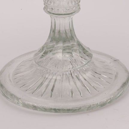 Coupe à fruits en verre sur pied /compotier vintage