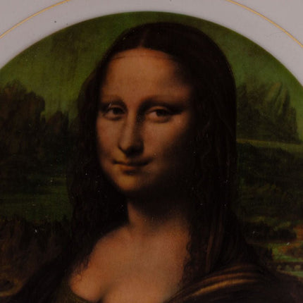 Assiette murale en porcelaine Mona Lisa ou Joconde Schirnding