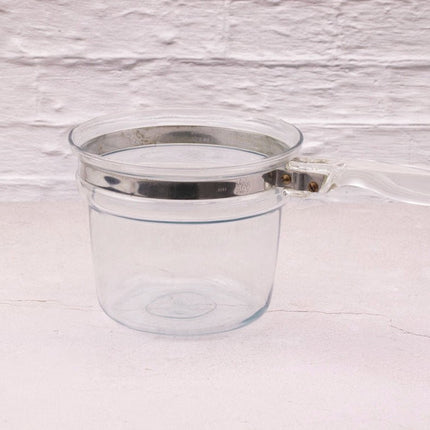 Poêlon en verre vintage années 50 Pyrex