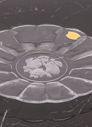 Plat en cristal Val Saint Lambert