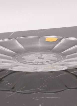 Val Saint Lambert crystal dish